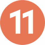 Icon showing the number 11